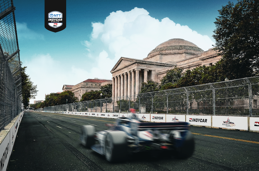 IndyCar revela el trazado del Freedom 250 en Washington D.C. para la celebración del 250 aniversario de Estados Unidos