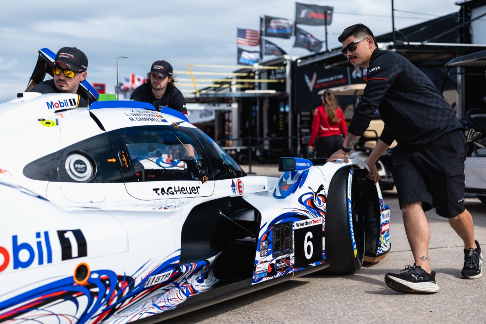 Vanthoor lidera el 1-2 de Porsche en la primera práctica de Sebring